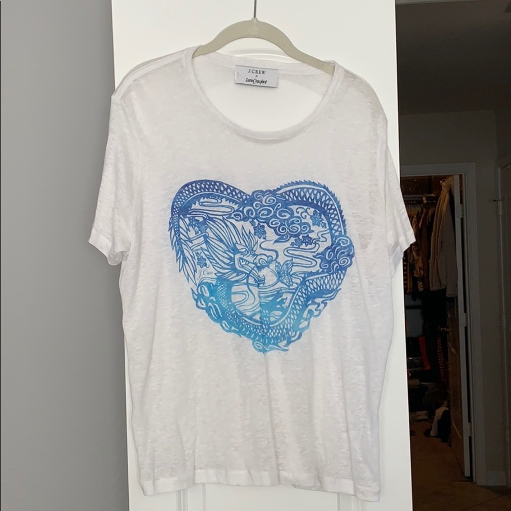 J.Crew for Lane Crawford Linen Tee - XL